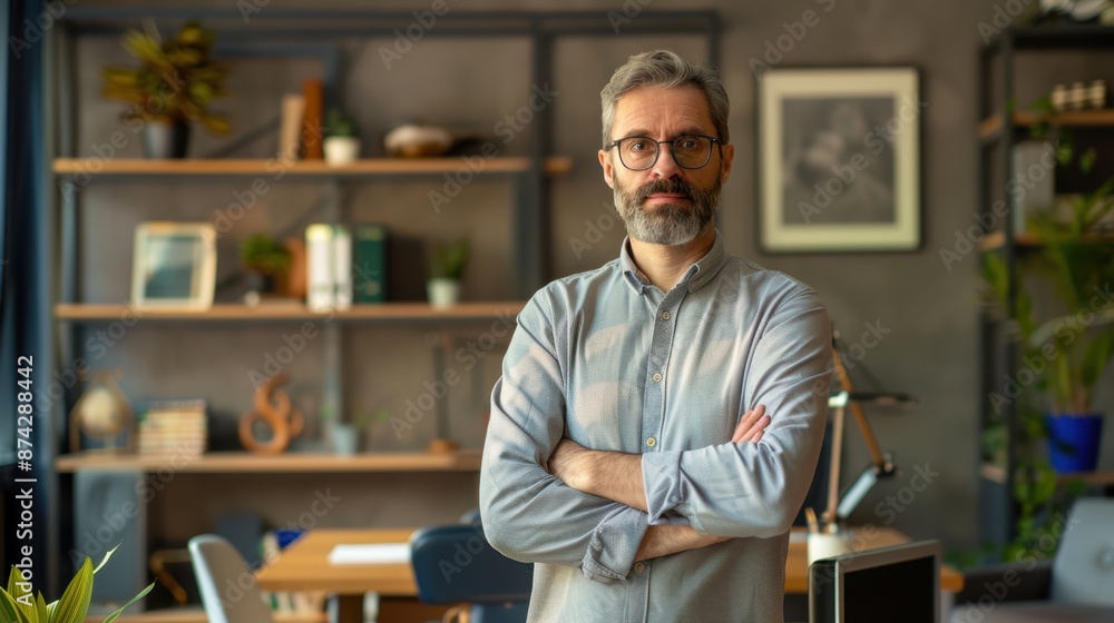 The professional in office