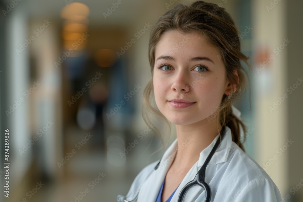 Portrait of a young female doctor Portrait of a young female doctor