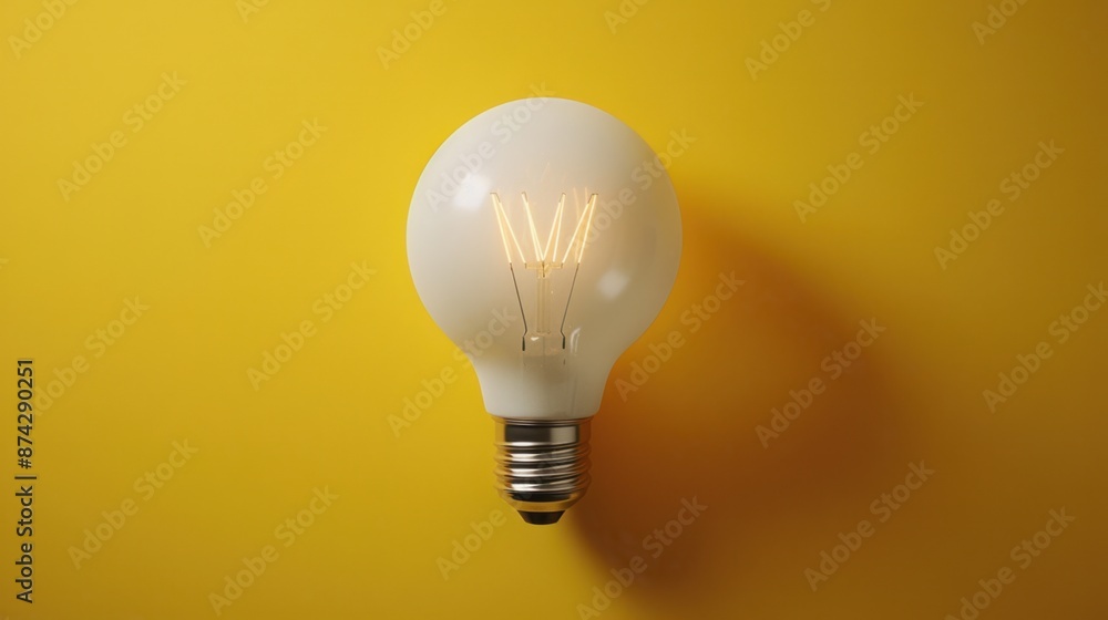 the glowing light bulb the glowing light bulb