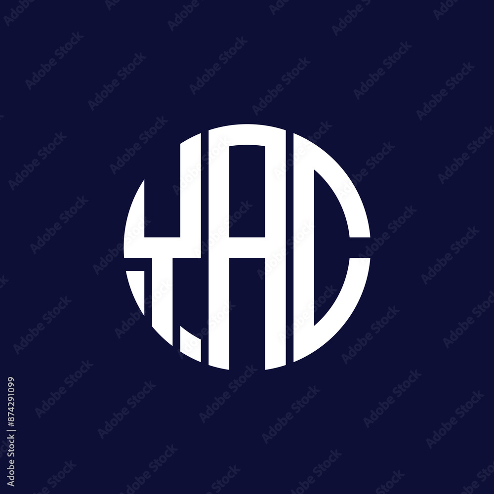 Obraz premium yac circle logo design