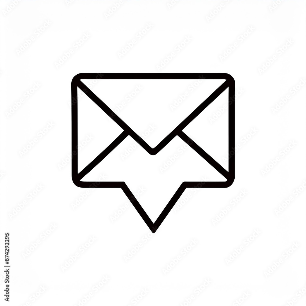 Minimalistic Vector Icon of a Social Media Message with Clean Lines: Sleek and Simple Design for Digital Communication, Perfect for Web, App, Mobile, and UX/UI Interfaces. Minimalistic Vector Icon of a Social Media Message with Clean Lines: Sleek and Simple Design for Digital Communication, Perfect for Web, App, Mobile, and UX/UI Interfaces.