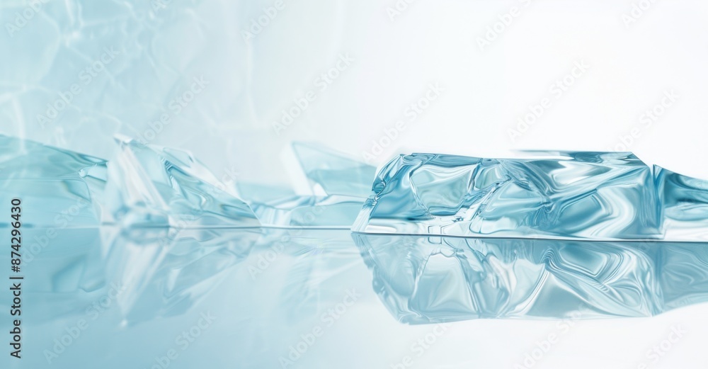 Obraz premium Artistic Glass Texture in Close-up, Intricate Veins and Color Variations Showcase Elegance, Graphic resource, fine art, wallpaper, banner design, advertising, illustration, background,