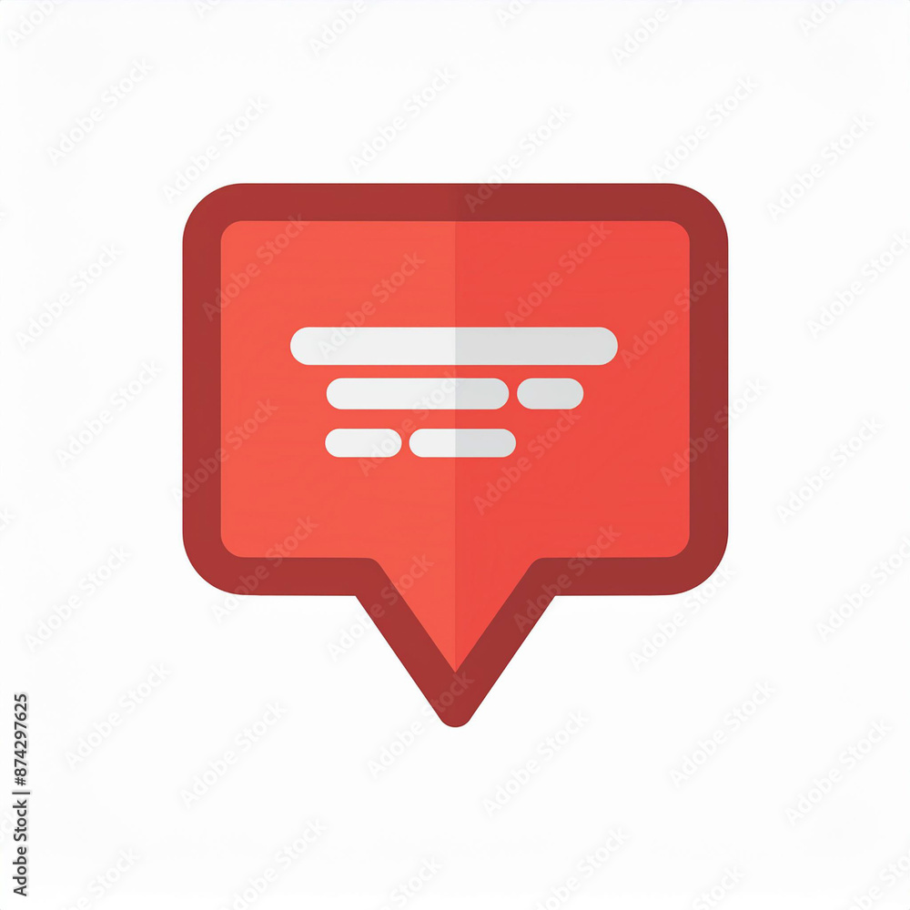 Modern Vector Icon of a Chat Bubble for Social Media: Simple and Flat Design for Digital Communication, Messaging, and Online Interaction Modern Vector Icon of a Chat Bubble for Social Media: Simple and Flat Design for Digital Communication, Messaging, and Online Interaction