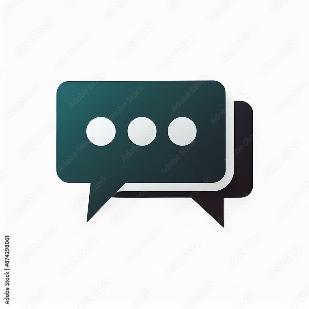 Modern Vector Icon of a Chat Bubble for Social Media: Simple and Flat Design for Digital Communication, Messaging, and Online Interaction Modern Vector Icon of a Chat Bubble for Social Media: Simple and Flat Design for Digital Communication, Messaging, and Online Interaction
