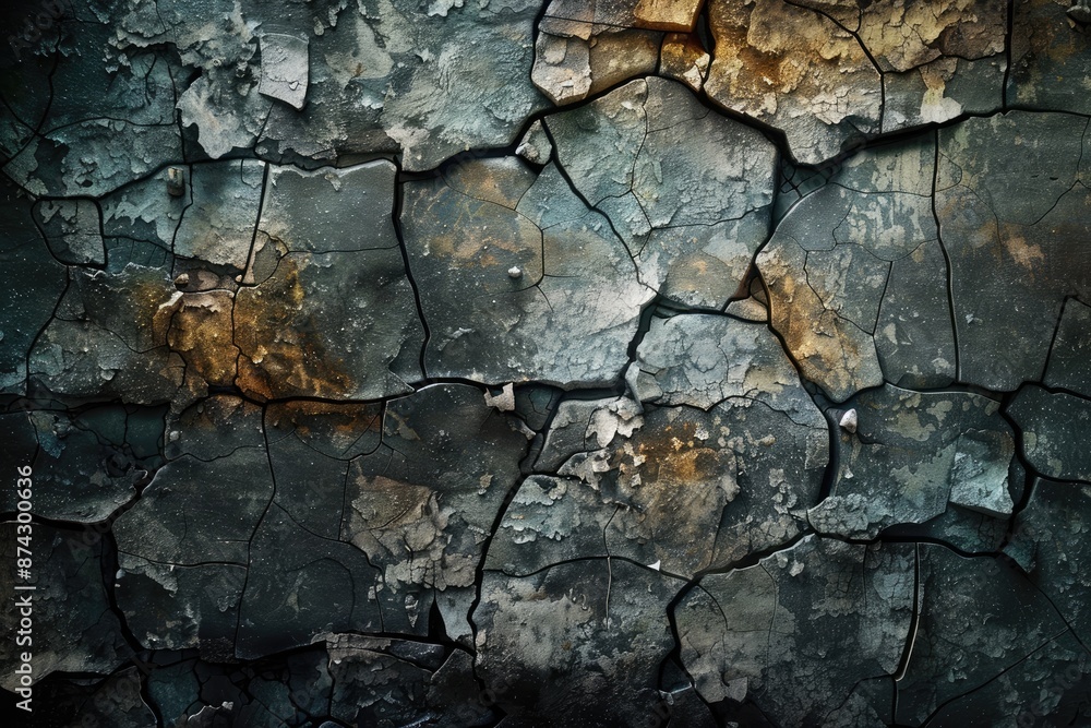 cracked stone wall background cracked stone wall background