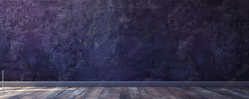 A dramatic image of an empty wall in deep aubergine, with a matte finish and soft shadows, creating a rich and luxurious backdrop. A dramatic image of an empty wall in deep aubergine, with a matte finish and soft shadows, creating a rich and luxurious backdrop.