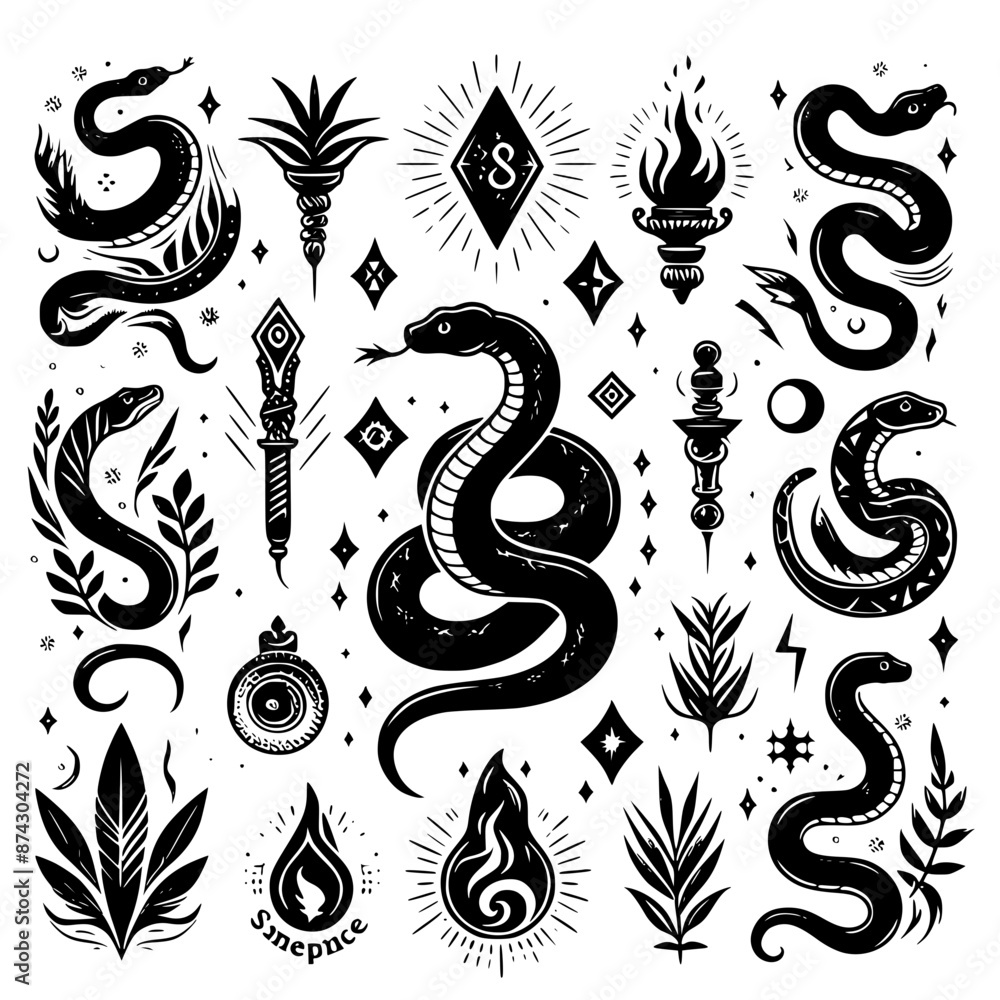 design elements of snake