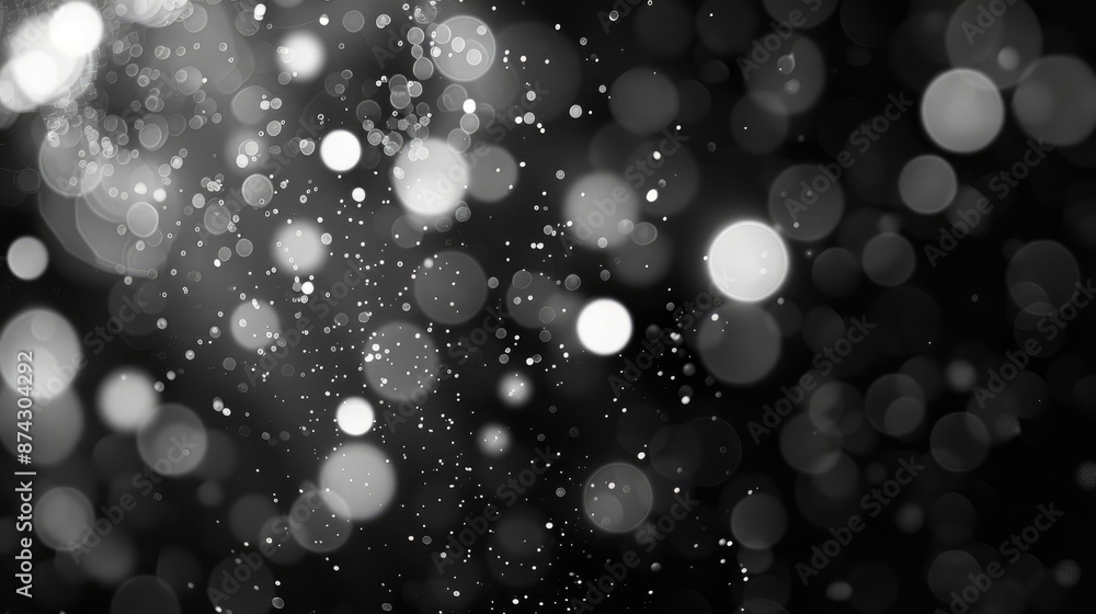 Blurred dots background with attractive monochrome bokeh Blurred dots background with attractive monochrome bokeh