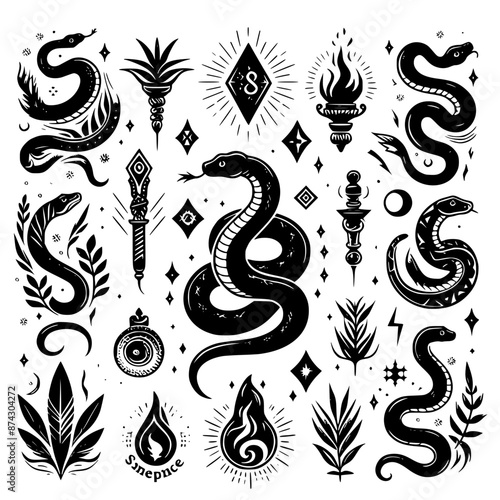 design elements of snake