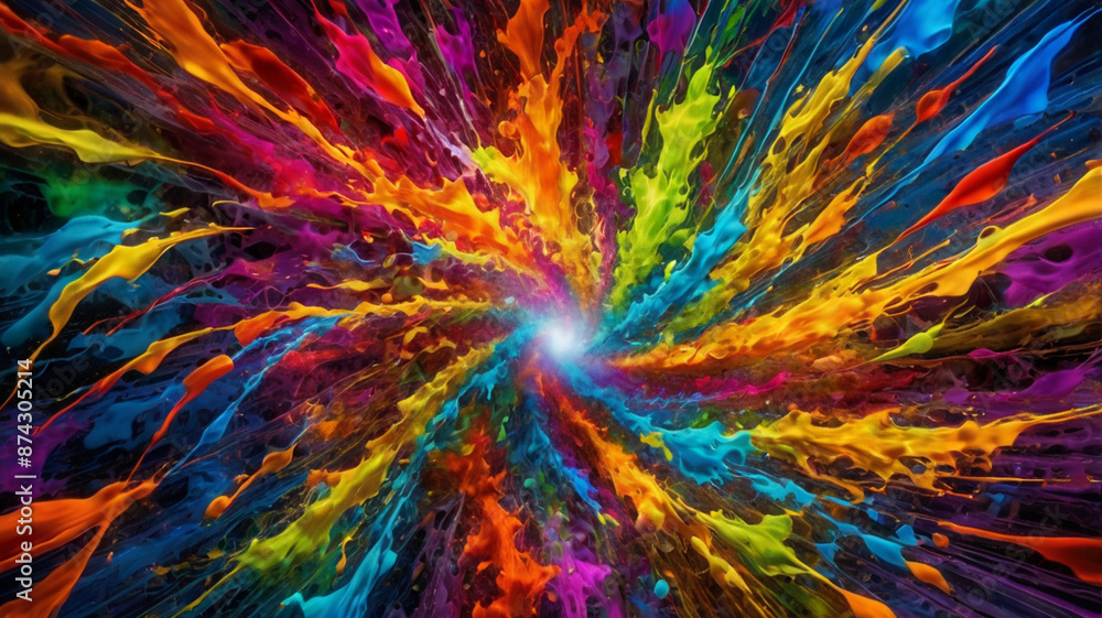 An abstract album cover for an energetic, fast moving, energizing jazz fusion song that pops with bursts of color and light, a merging of moods and speed, with vibrant colors and a celebration of move An abstract album cover for an energetic, fast moving, energizing jazz fusion song that pops with bursts of color and light, a merging of moods and speed, with vibrant colors and a celebration of move