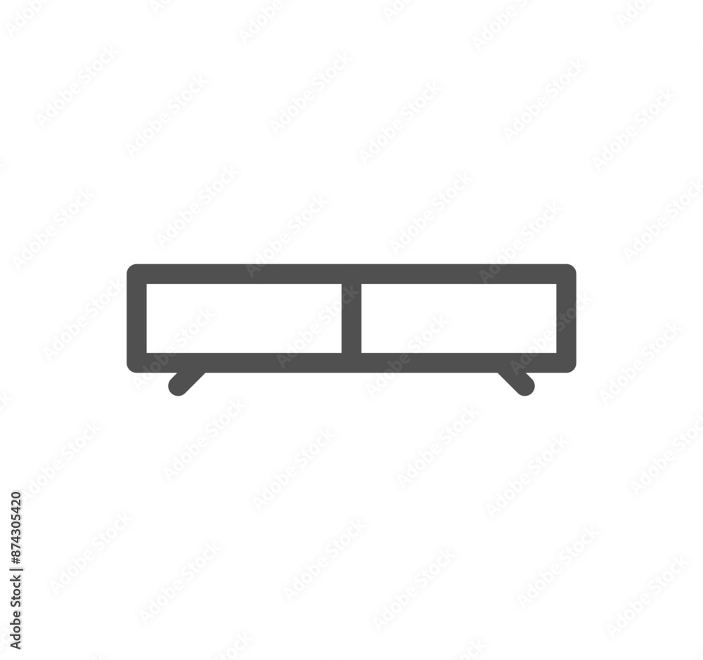 Furniture and household icon outline and linear vector.
Furniture and household icon outline and linear vector.