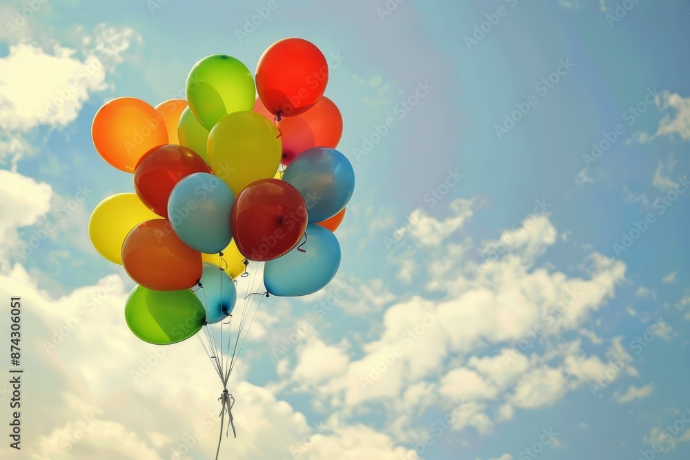 a hopeful image of balloons carrying away stigmas associated with mental illness a hopeful image of balloons carrying away stigmas associated with mental illness