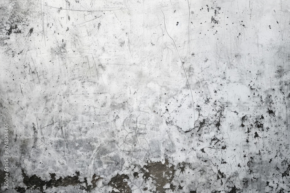 Fototapeta premium White Grunge Wall Background.