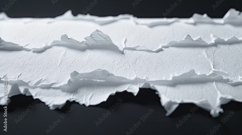 Obraz premium Abstract White Texture On Black Background