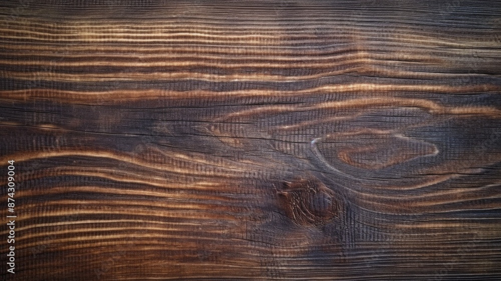 Naklejka premium Brown wood textured background, perfect for design and architectural use