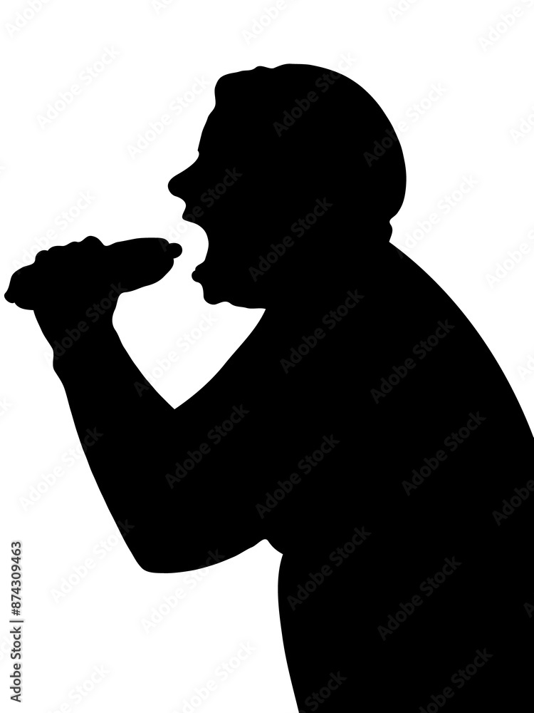 Woman Silhouette Stubby European Taking Large Bite from Hotdog PNG Woman Silhouette Stubby European Taking Large Bite from Hotdog PNG