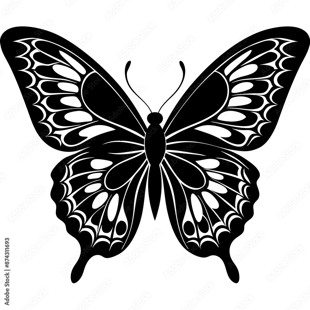 butterfly vector illustration, butterfly isolated on white, butterfly silhouette, butterfly vector art butterfly vector illustration, butterfly isolated on white, butterfly silhouette, butterfly vector art