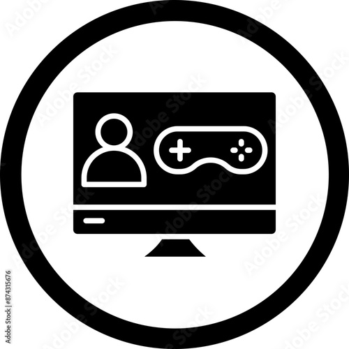 Artist Glyph Black Icon