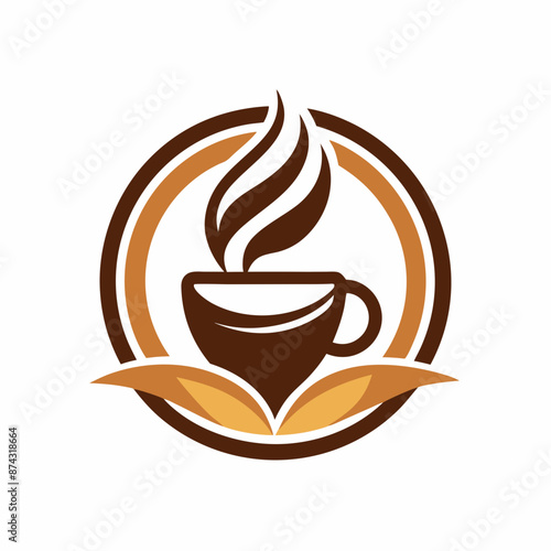 coffee logo vector art illustr