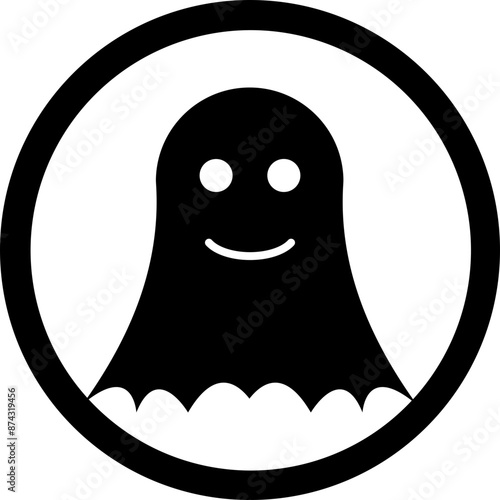 Ghost Glyph Black Icon