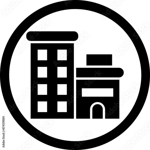 Appartment Glyph Black Icon