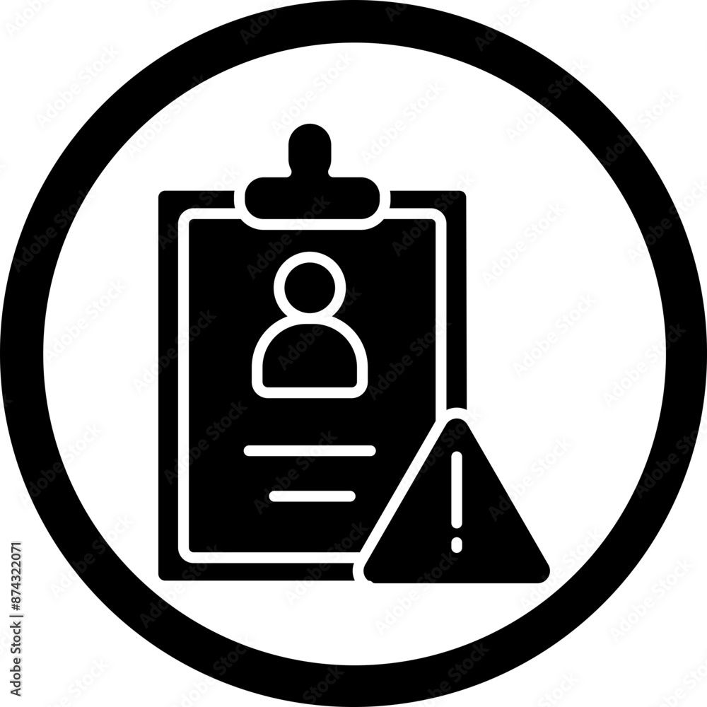 Fake Vote Glyph Black Icon Fake Vote Glyph Black Icon