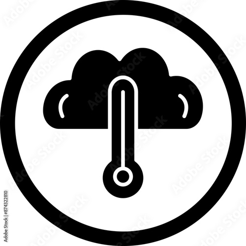 disaster Glyph Black Icon