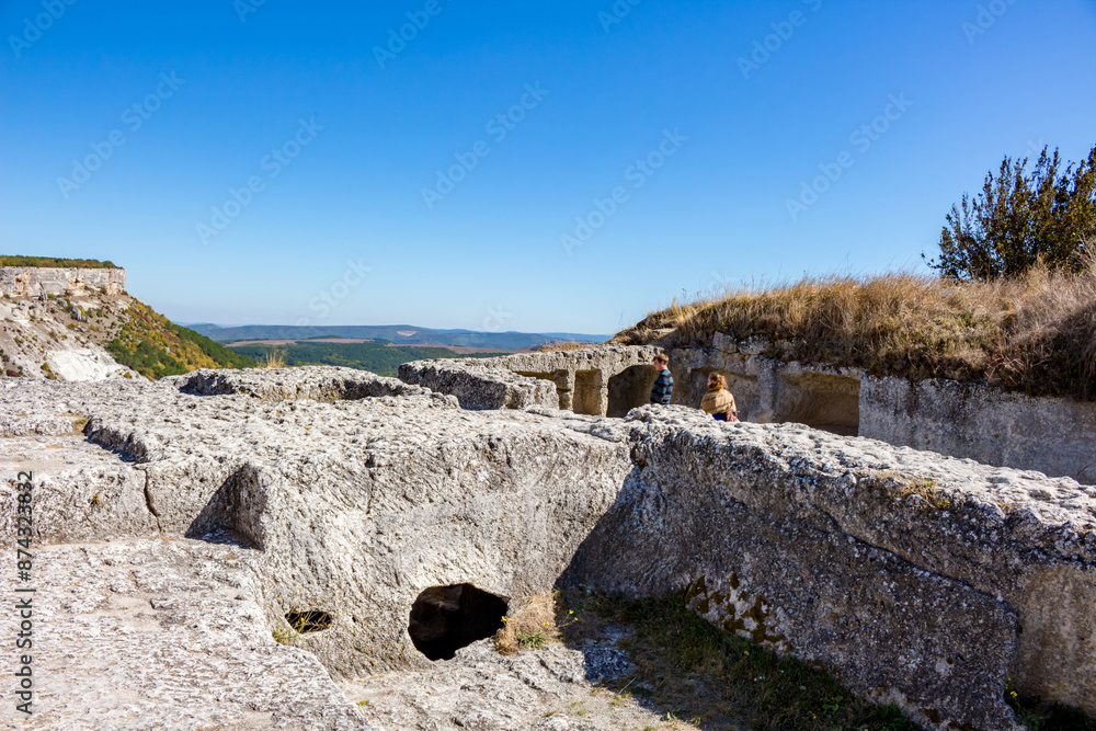 Chufut-Kale. Medieval city-fortress in the Crimean Mountains Chufut-Kale. Medieval city-fortress in the Crimean Mountains