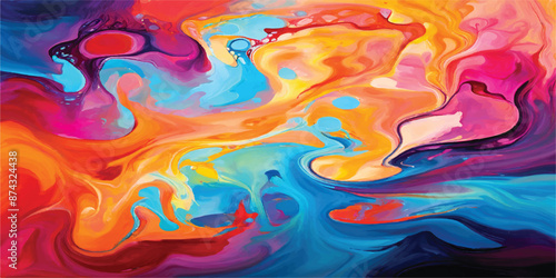 Colorful smoke background, abstract background for presentations
