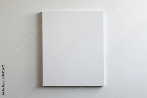 Canvas for artist ,minimal, isolated on white background