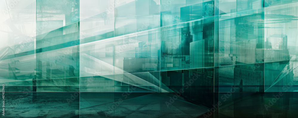 An abstract design with a transparent glass panel featuring a gradient from dark teal to clear. The rich color and subtle light play give it a luxurious and sophisticated feel. An abstract design with a transparent glass panel featuring a gradient from dark teal to clear. The rich color and subtle light play give it a luxurious and sophisticated feel.