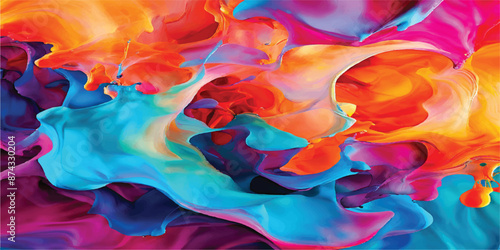 Pastel wavu colorful background with pink, lavender, purple and orange colors