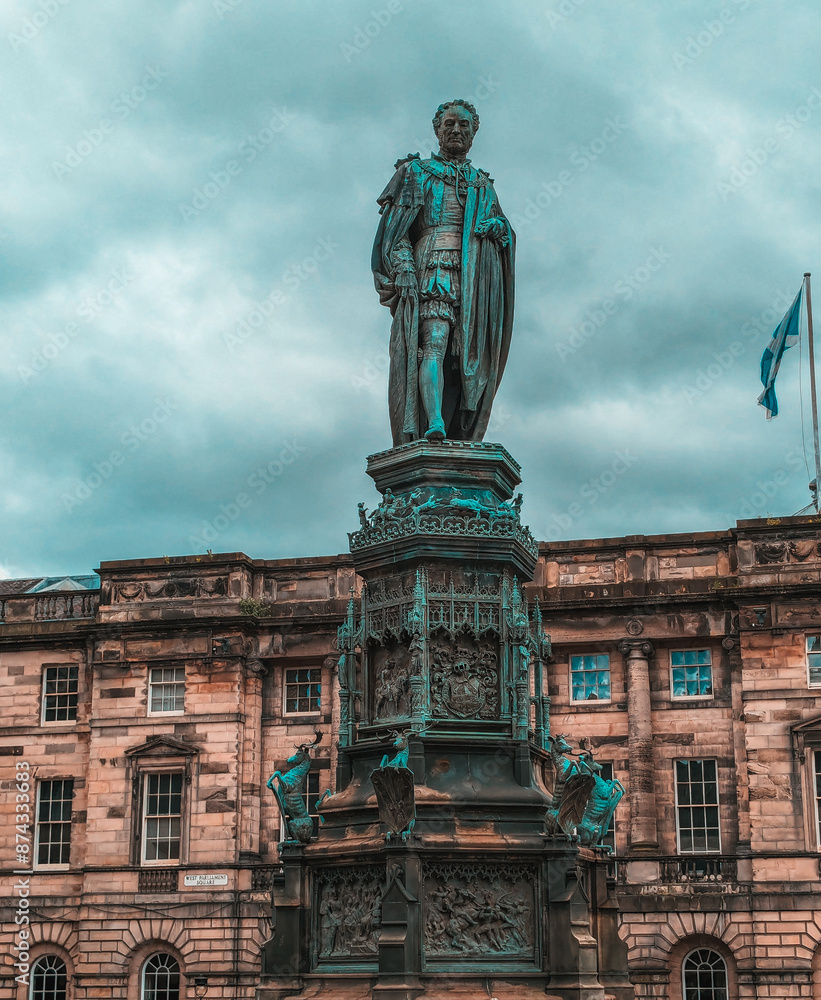 Fototapeta premium statue of king charles iv