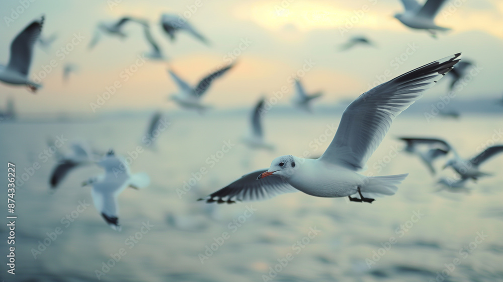 Obraz premium Aviary Wonders: Birds in Their Natural Habitats