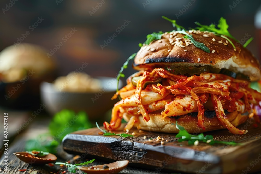 Spicy Kimchi Sandwich Delight Spicy Kimchi Sandwich Delight