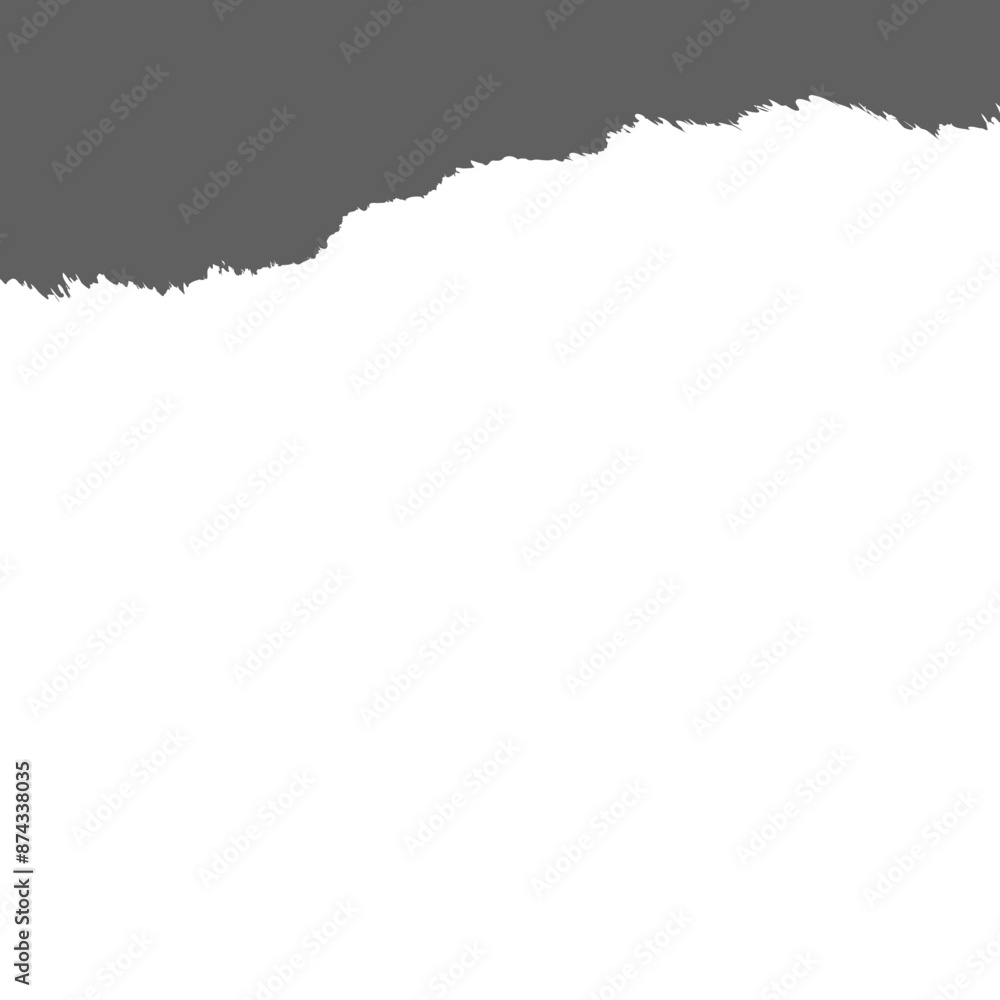 Abstract torn or ripped paper sheet. Scrapbook edge, notebook tear or blank page split vector illustration. Abstract realistic ornament or decoration torn paper for social media banner background. Abstract torn or ripped paper sheet. Scrapbook edge, notebook tear or blank page split vector illustration. Abstract realistic ornament or decoration torn paper for social media banner background.