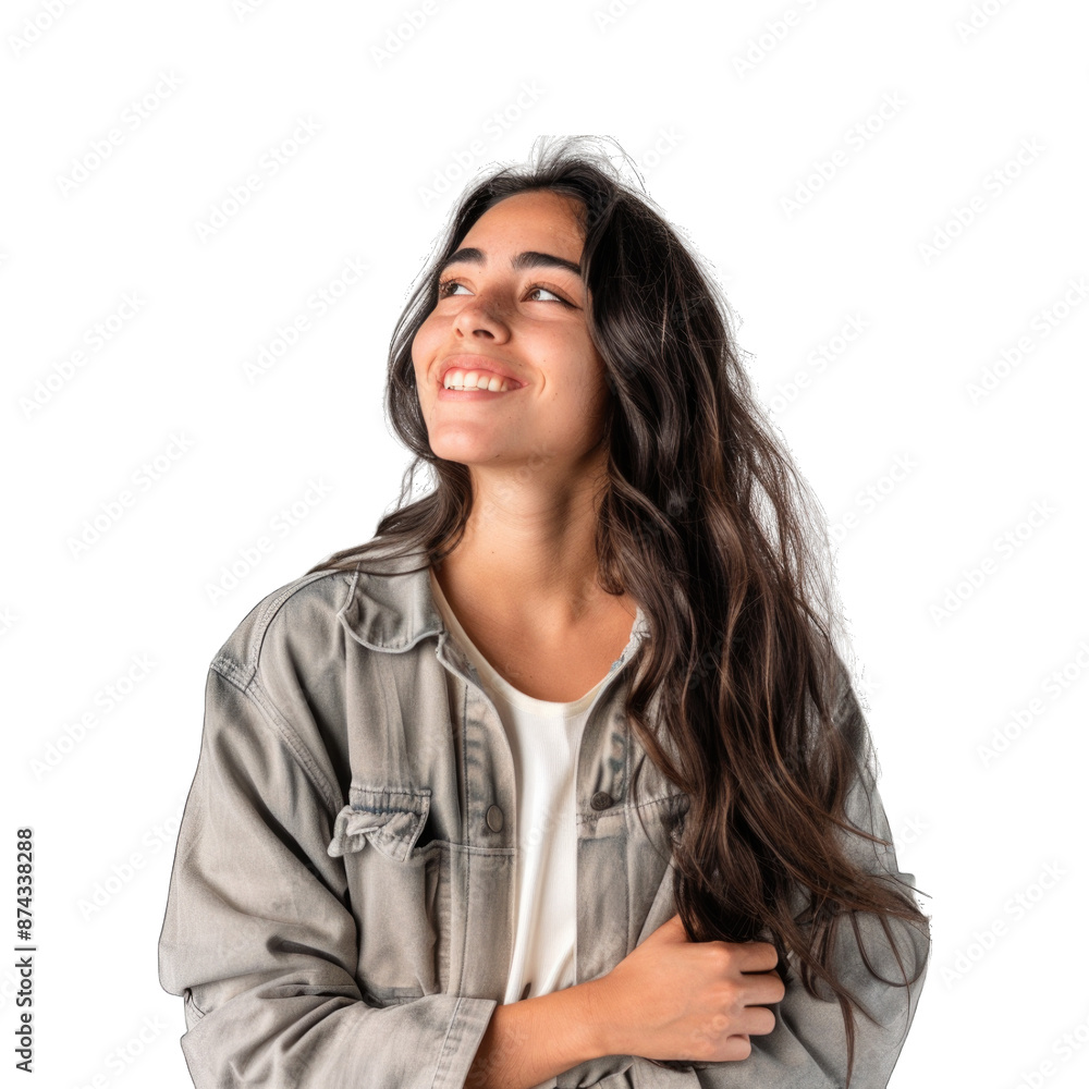 Portrait of a woman. Transparent background or PNG file. Portrait of a woman. Transparent background or PNG file.