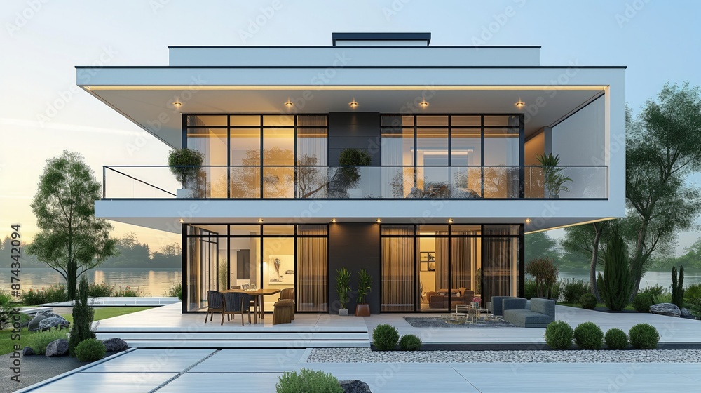 Big luxury modern house Big luxury modern house