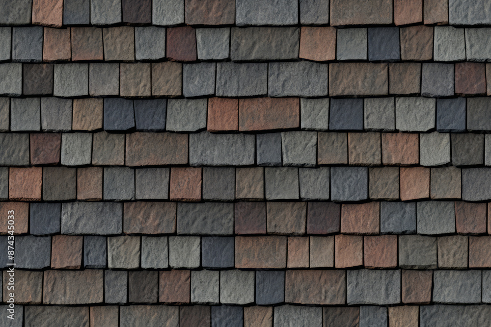 Processed collage of slate roof tiles surface texture. Background for banner, backdrop or texture Processed collage of slate roof tiles surface texture. Background for banner, backdrop or texture