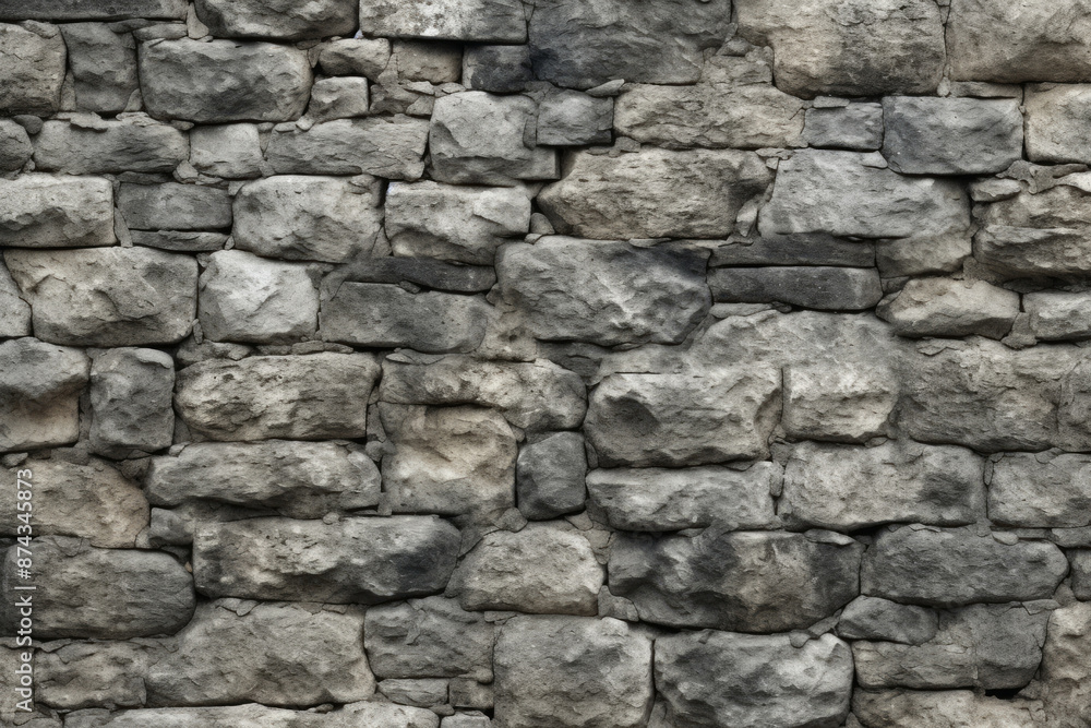 Fototapeta premium Processed collage of ancient stonework surface texture. Background for banner, backdrop or texture