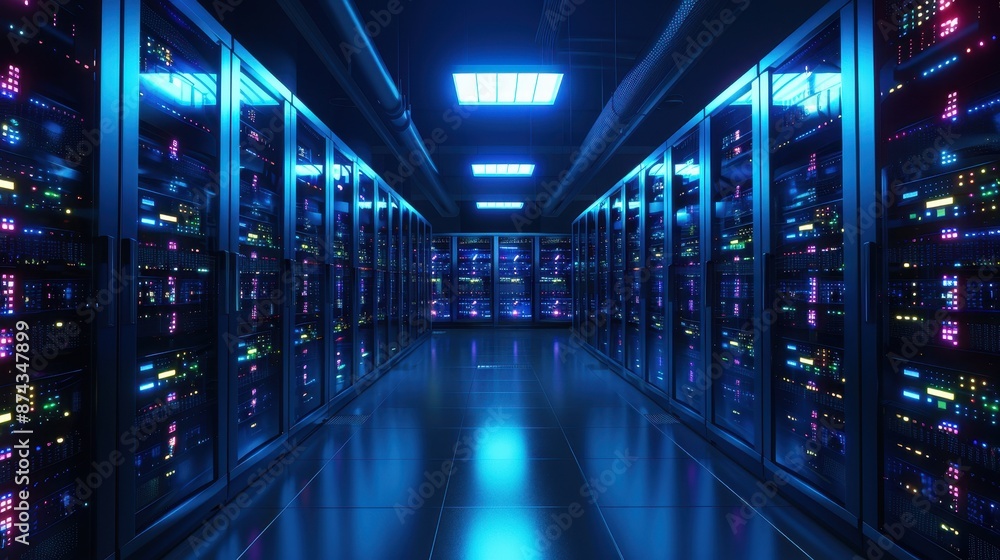 Secure Data Center with Network Servers and Data Storage Devices Secure Data Center with Network Servers and Data Storage Devices