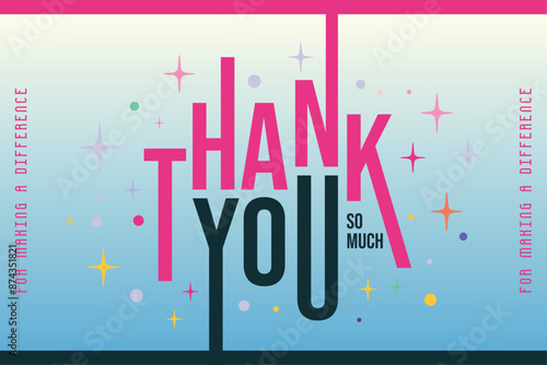 Web and Deck Ready  Thank You  Card with a Unique Sliding Message 