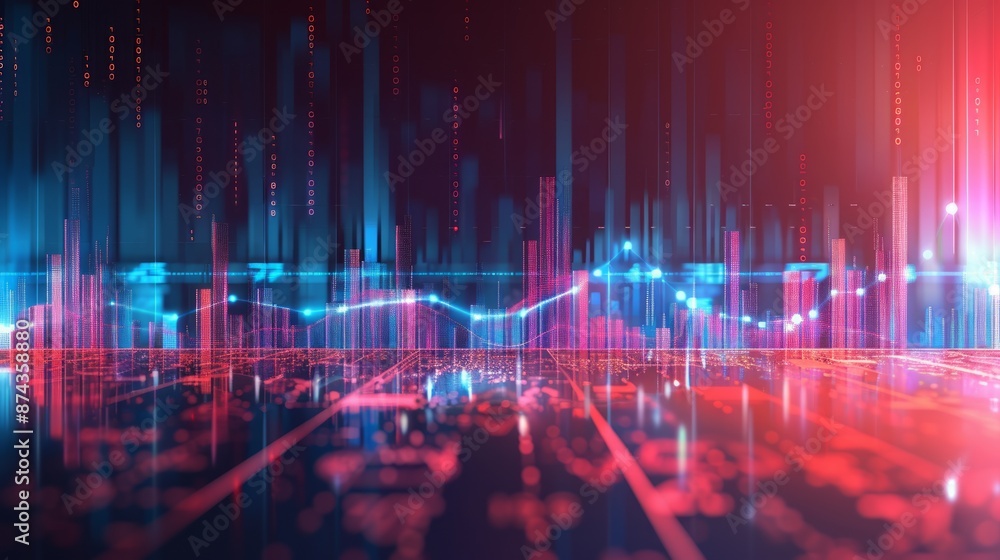 Abstract Digital Data Visualization Abstract Digital Data Visualization