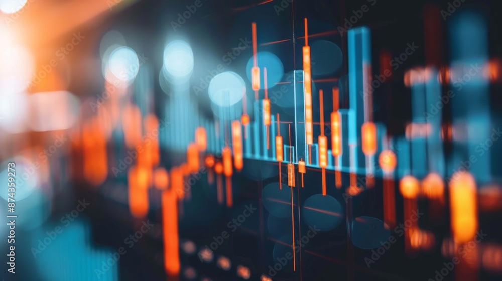Financial Market Data on a Screen Financial Market Data on a Screen