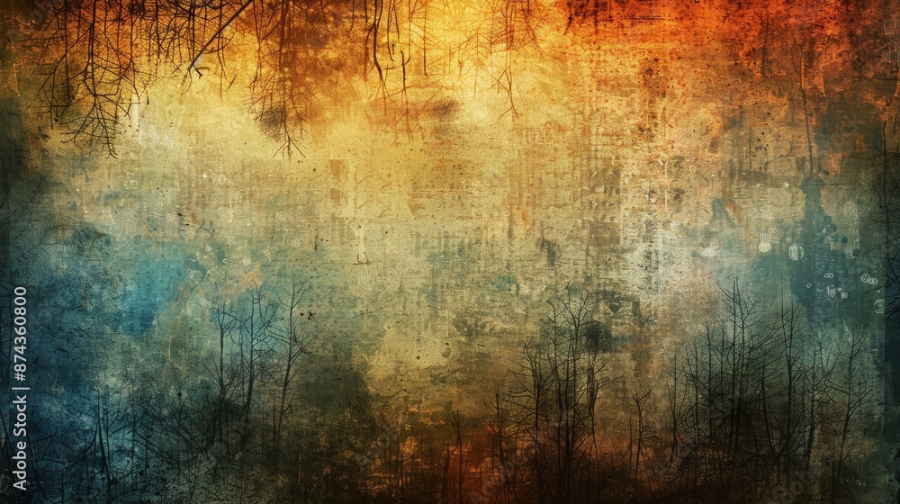 Background with a grunge style and room for text or image Background with a grunge style and room for text or image