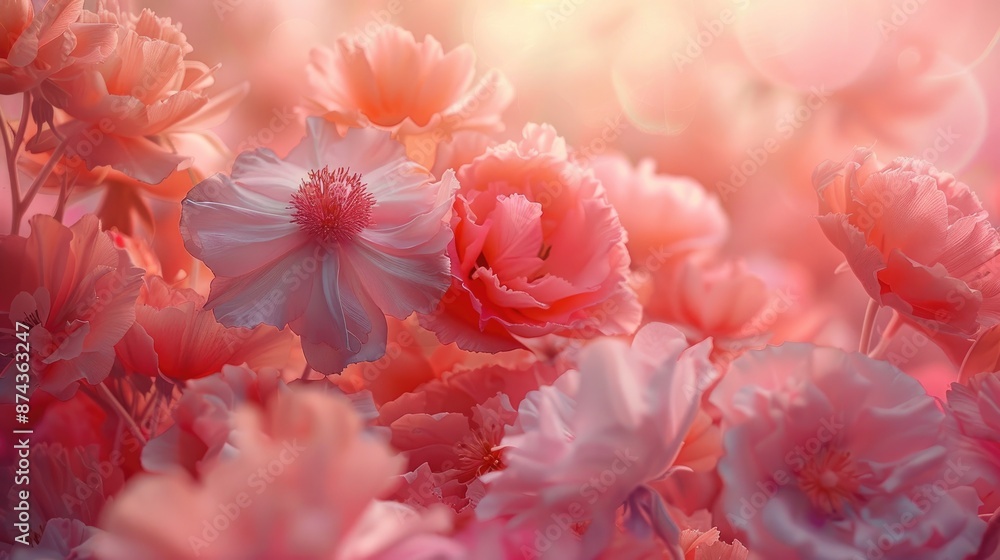 Beautiful Floral Background with Aesthetic Touch Beautiful Floral Background with Aesthetic Touch