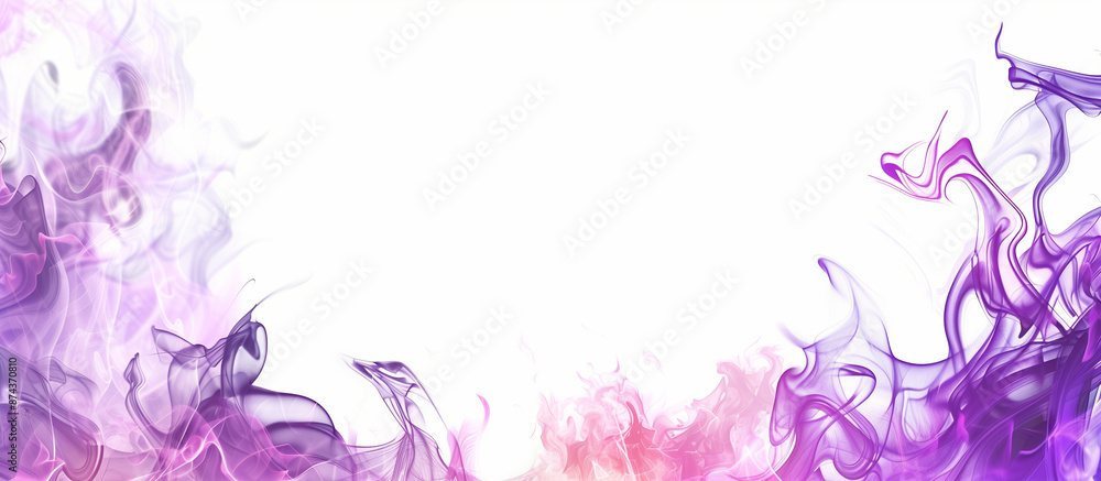 hot purple fire background isolated on white color background. Ai generated image hot purple fire background isolated on white color background. Ai generated image