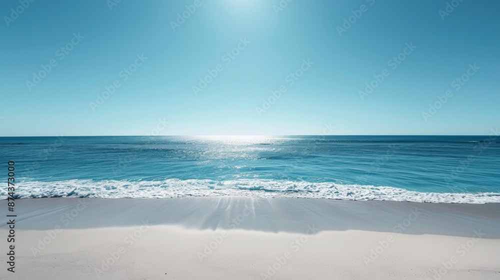 Minimalist seascape, clear blue sea, simplicity of the seascape. Minimalist seascape, clear blue sea, simplicity of the seascape.