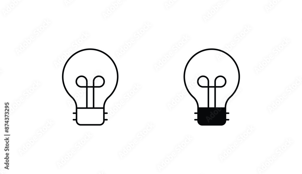 Idea icon design with white background stock illustration Idea icon design with white background stock illustration