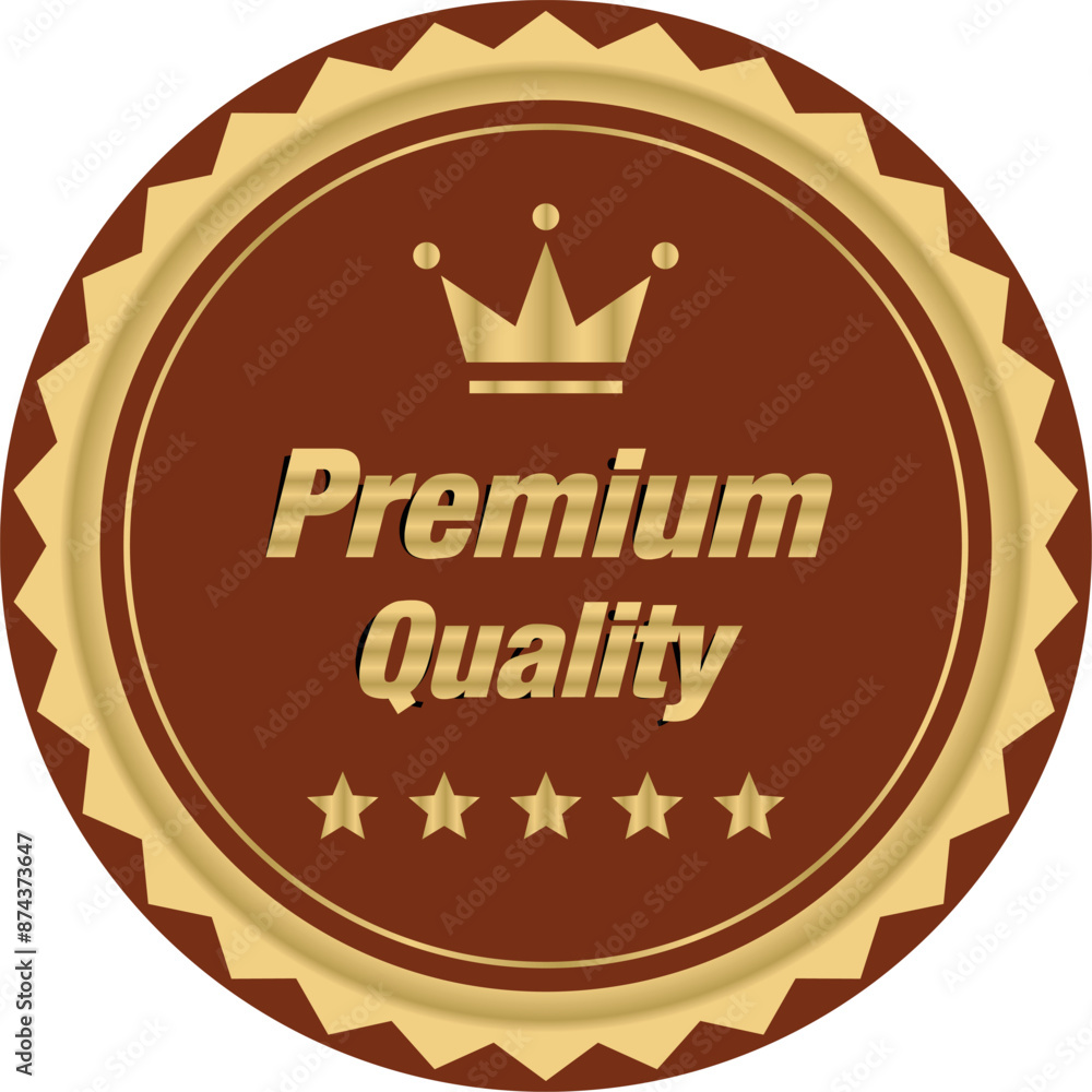 Premium quality label Premium quality label